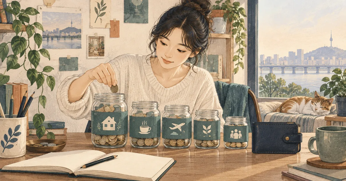 용도별로 묶인 준비금과 사용 가능한 지갑
